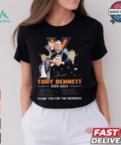 Official Coach Tony Bennett 2009 2024 Thank You For The Memories Signature shirt