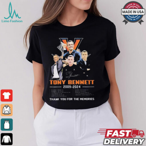 Official Coach Tony Bennett 2009 2024 Thank You For The Memories Signature shirt