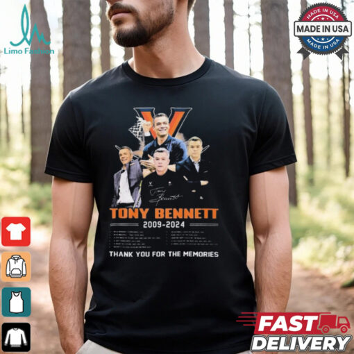 Official Coach Tony Bennett 2009 2024 Thank You For The Memories Signature shirt