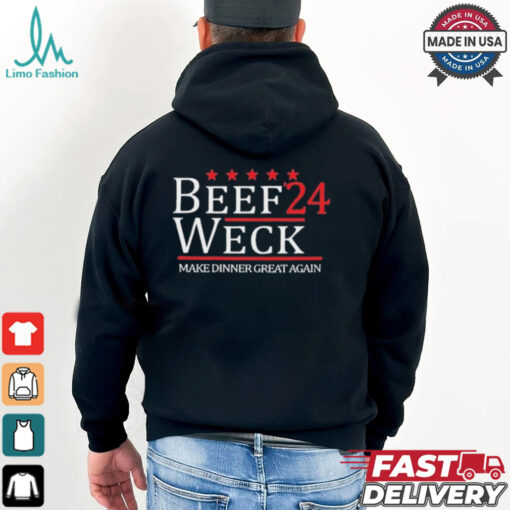 Official Dan O’s Seasoning Beef Weck ’24 Make Dinner Great Again t shirt