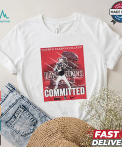 Official Davis And Elkins College Dylan Leadbetter Committed Mountain East Poster t shirt