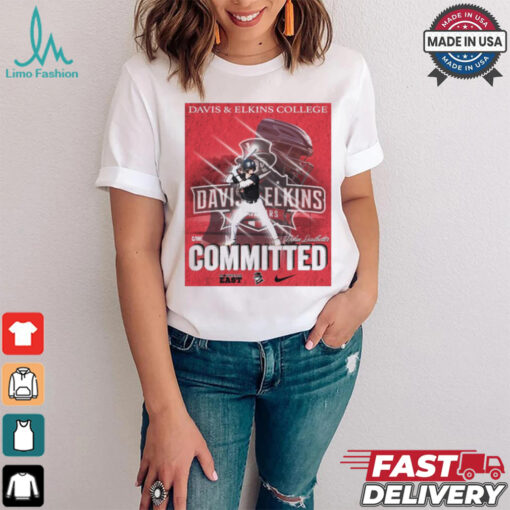 Official Davis And Elkins College Dylan Leadbetter Committed Mountain East Poster t shirt