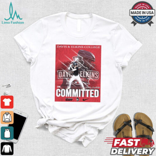 Official Davis And Elkins College Dylan Leadbetter Committed Mountain East Poster t shirt