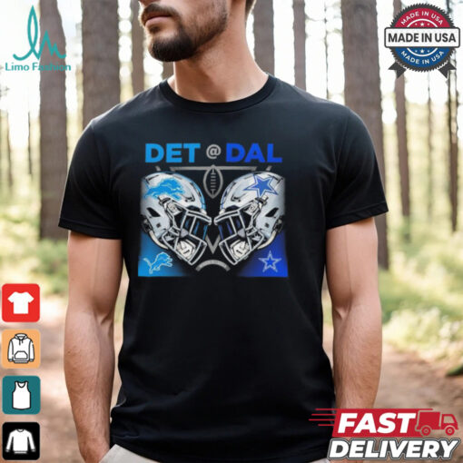 Official Detroit Lions Vs Dallas Cowboys NFL Week 6 2024 Matchup Shirt