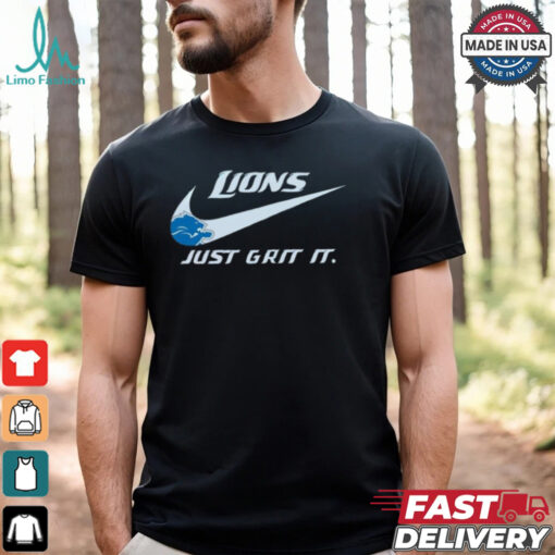 Official Detroit Lions X Nike Just Grit It Shirt
