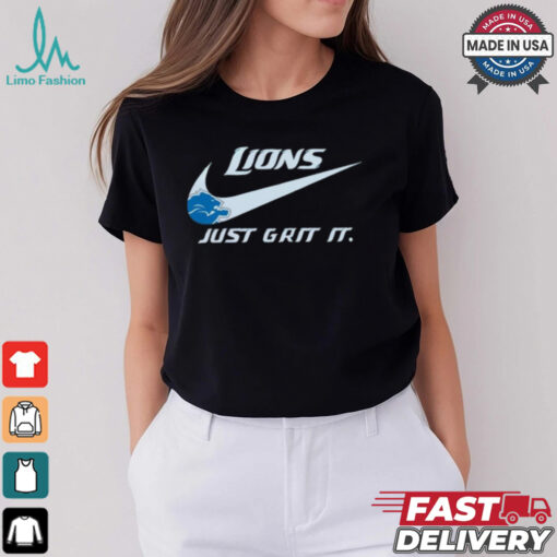 Official Detroit Lions X Nike Just Grit It Shirt