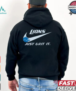 Official Detroit Lions X Nike Just Grit It Shirt