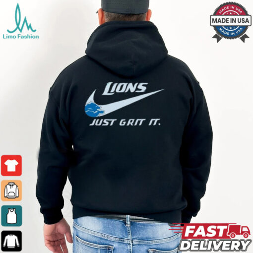 Official Detroit Lions X Nike Just Grit It Shirt