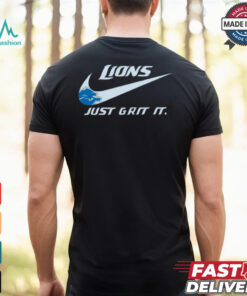 Official Detroit Lions X Nike Just Grit It Shirt