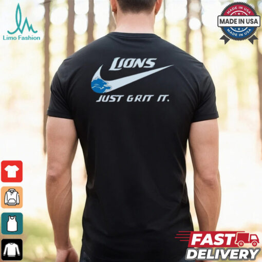Official Detroit Lions X Nike Just Grit It Shirt