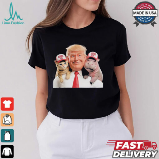 Official Donald Trump Furry & Chonky Dream Team Moo Deng 24 Funny Design T Shirt