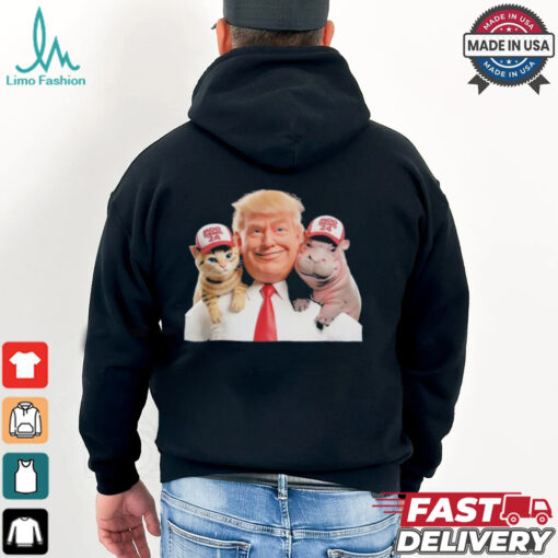 Official Donald Trump Furry & Chonky Dream Team Moo Deng 24 Funny Design T Shirt