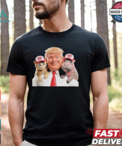 Official Donald Trump Furry & Chonky Dream Team Moo Deng 24 Funny Design T Shirt