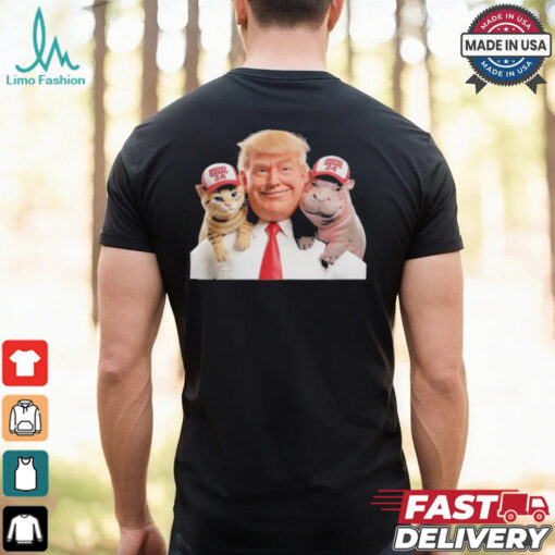 Official Donald Trump Furry & Chonky Dream Team Moo Deng 24 Funny Design T Shirt