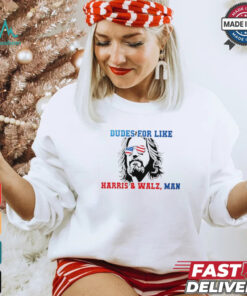Official Dudes for like Harris Walz man paint shirt
