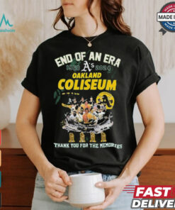 Official End Of An Era 1968 2024 Oakland Coliseum Thank You For The Memories T Shirt