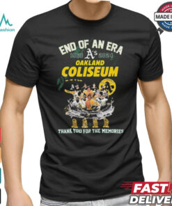 Official End Of An Era 1968 2024 Oakland Coliseum Thank You For The Memories T Shirt