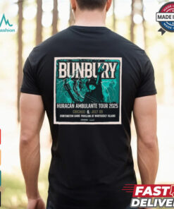 Official Enrique Bunbury Chicago IL July 9th 2025 Poster Shirt