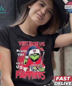 Official Florida Panthers 2024 Grinch They Hate Us Because The Ain’t Us Hockey T Shirt