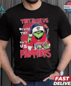 Official Florida Panthers 2024 Grinch They Hate Us Because The Ain’t Us Hockey T Shirt