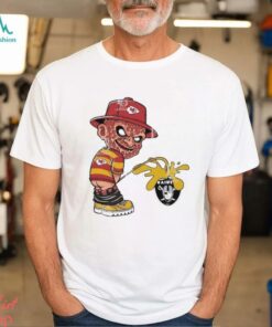 Official Freddy Krueger Kansas City Chiefs Piss On Las Vegas Raiders Halloween 2024 NFL Shirt