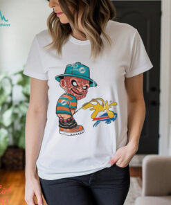 Official Freddy Krueger Miami Dolphins Piss On Buffalo Bills Halloween 2024 NFL Shirt