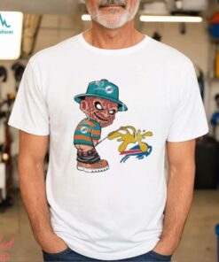 Official Freddy Krueger Miami Dolphins Piss On Buffalo Bills Halloween 2024 NFL Shirt