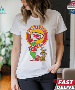 Official Grinch And Max Kansas City Chiefs Merry Christmas 2024 Shirt