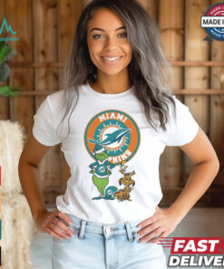 Official Grinch And Max Miami Dolphins Merry Christmas 2024 Shirt