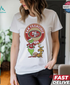 Official Grinch And Max San Francisco 49ers Merry Christmas 2024 Shirt