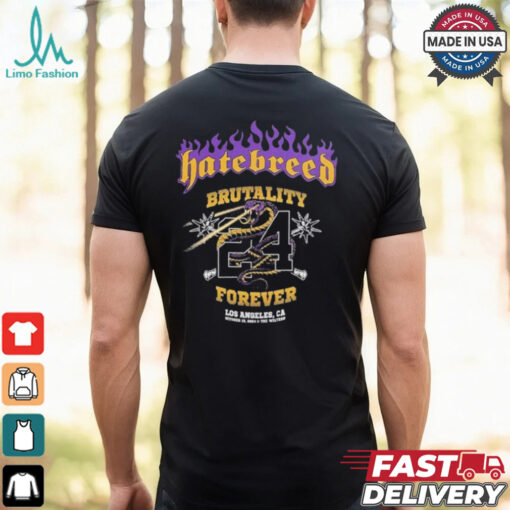 Official Hatebreed Brutality Los Angeles California At The Wiltern On October 15 2024 Shirt