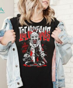 Official Ice Nine Kills A Work of Art Horror Clown Graphic 2024 T shirt