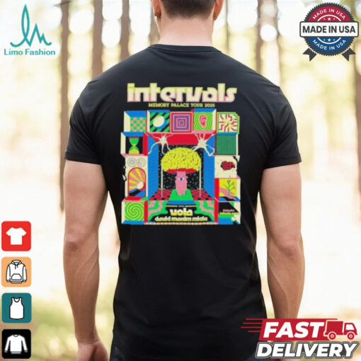 Official Intervals Memory Palace Tour 2025 Shirt