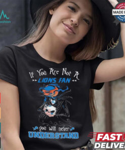 Official Jack Skellington If You Are Not A Detroit Lions Fan You Will Never Understand Shirt