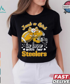 Official Just A Girl In Love With Her Steelers Heart Shirt