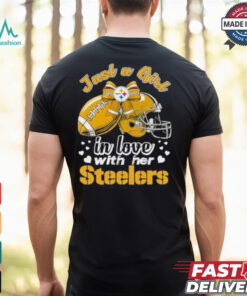 Official Just A Girl In Love With Her Steelers Heart Shirt