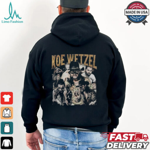 Official Koe Wetzel 90s Vintage Tour 2024 T shirt