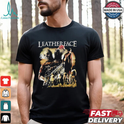 Official Leatherface Horror characters Halloween shirt