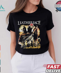 Official Leatherface Horror characters Halloween shirt