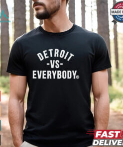 Official Lions Detroit Vs Everybody Detroit Logo Shirt