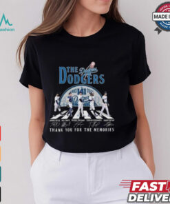 Official Los Angeles Dodgers 141th Anniversary 1883 2024 Thank You For The Memories Walking Signatures T shirt