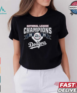 Official Los Angeles Dodgers 2024 National League Champions Franklin T Shirt