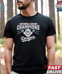 Official Los Angeles Dodgers 2024 National League Champions Franklin T Shirt