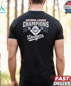 Official Los Angeles Dodgers 2024 National League Champions Franklin T Shirt