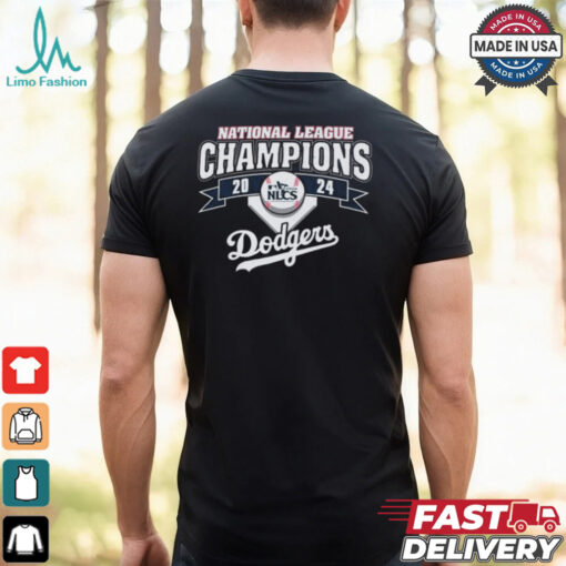 Official Los Angeles Dodgers 2024 National League Champions Franklin T Shirt