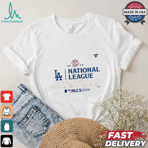 Official Los Angeles Dodgers 2024 National League Champions Locker Room T Shirt