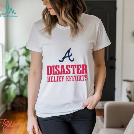 Official MLB 2024 Postseason Atlanta Braves Disaster Relief Efforts t shirt