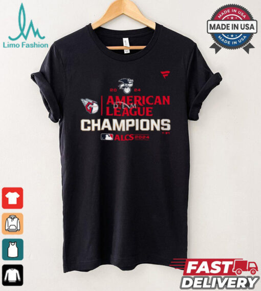 Official MLB Cleveland Guardians 2024 ALCS American League Champions Locker Room t shirt