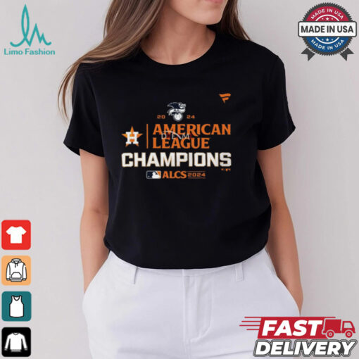 Official MLB Houston Astros 2024 ALCS American League Champions Locker Room t shirt