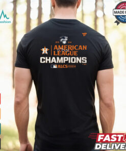 Official MLB Houston Astros 2024 ALCS American League Champions Locker Room t shirt